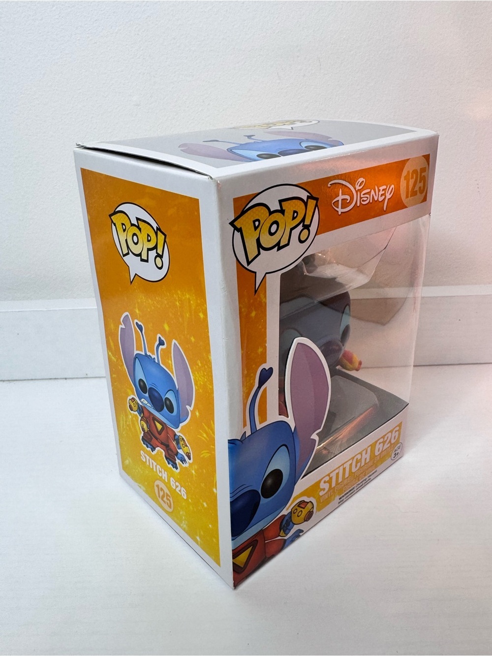 Funko Pop! Disney Stitch in Red Outfit with Blue and Purple Accents - Picture 3 of 4